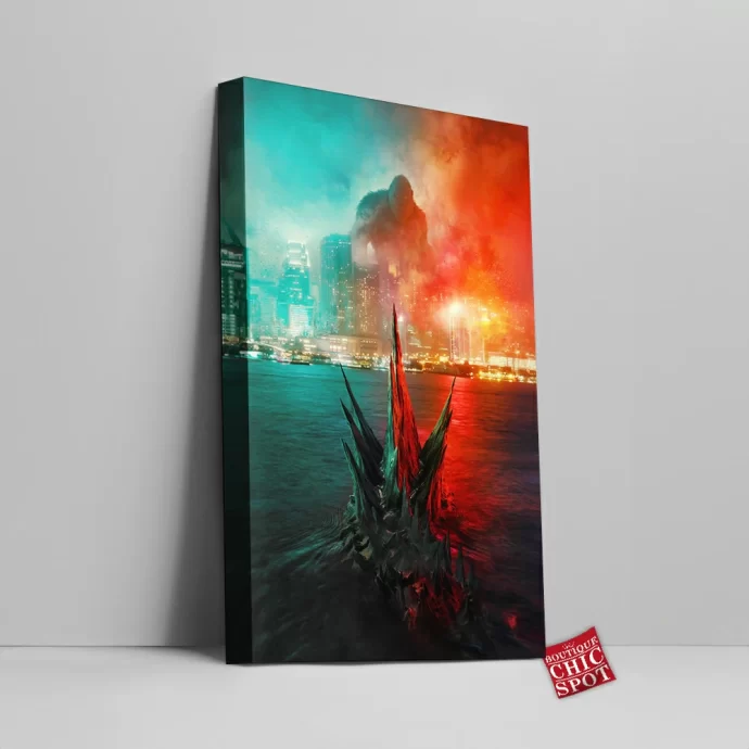 Godzilla Kong Canvas Wall Art