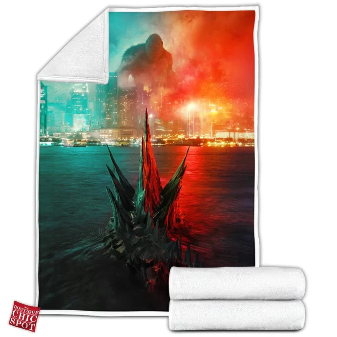 Godzilla Kong Fleece Blanket