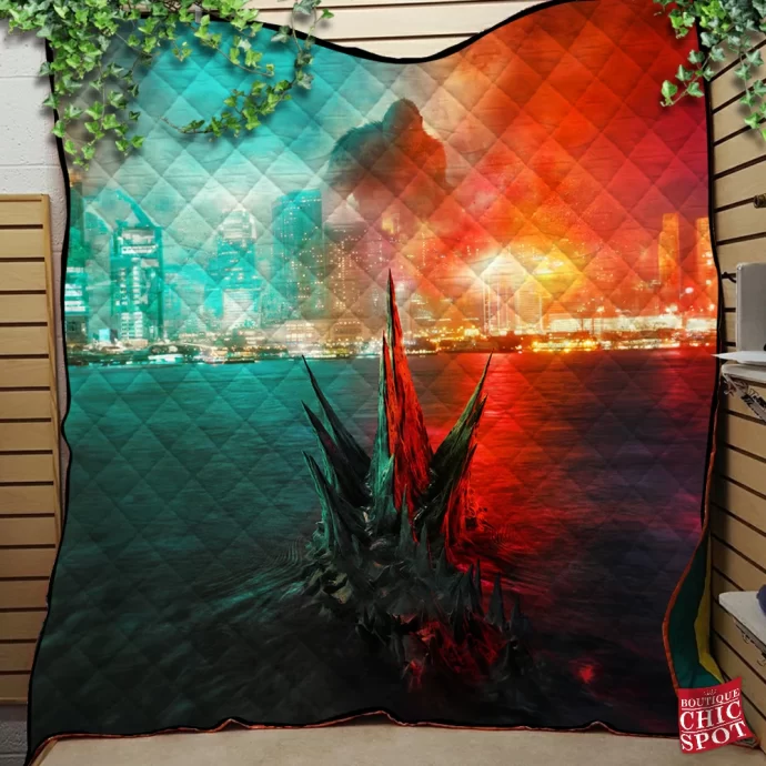 Godzilla Kong Quilt Blanket