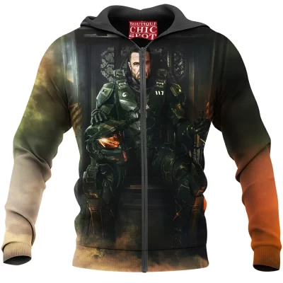 Game Zip-Hoodie, Halo Zip-Hoodie