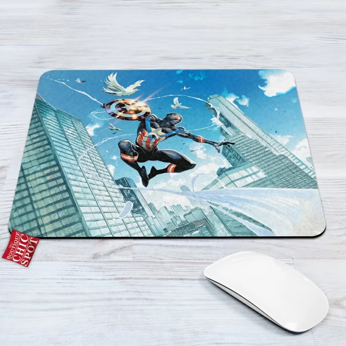 Captain America Spider-man Mouse Pad