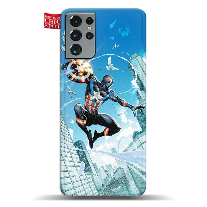 Captain America Spider-man Phone Case Samsung