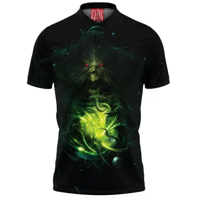 Comic Polo Shirt, Swamp Thing Polo Shirt