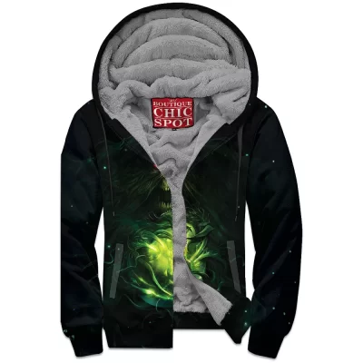 Comic Zip-Fleece-Hoodie, Swamp Thing Zip-Fleece-Hoodie