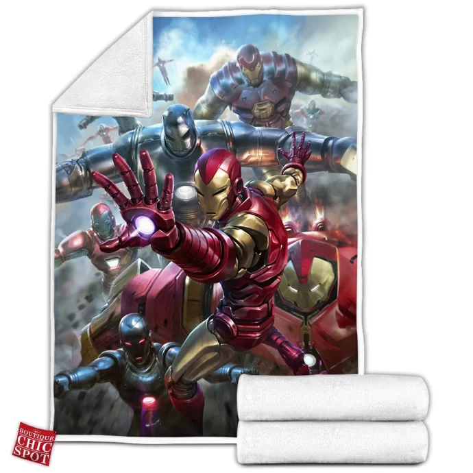 Iron Man Fleece Blanket