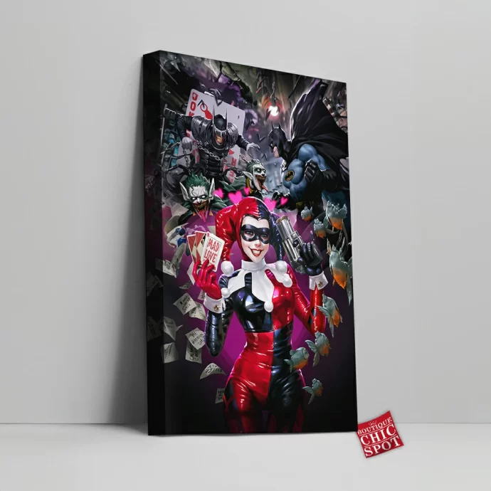 Harley Quinn Canvas Wall Art