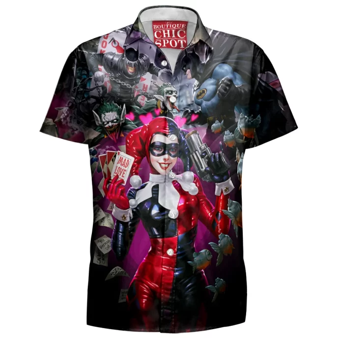 Harley Quinn Hawaiian Shirt