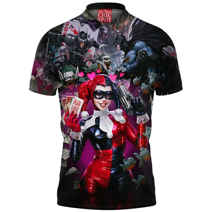 Harley Quinn Polo Shirt