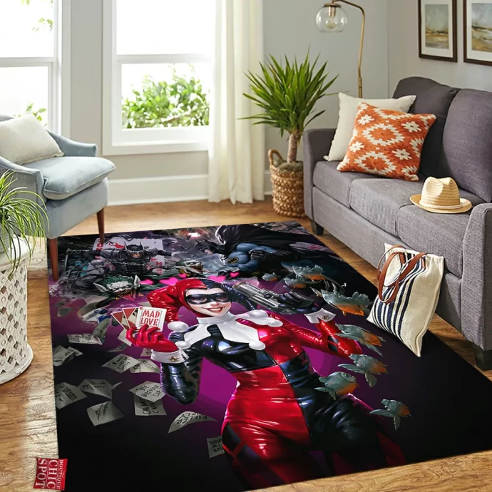 Harley Quinn Rectangle Rug