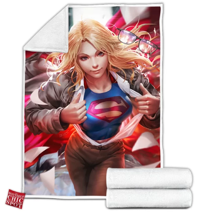 Supergirl Fleece Blanket