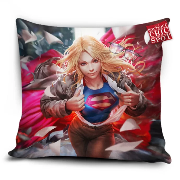 Supergirl Pillow Cover