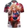 Comic Polo Shirt, Supergirl Polo Shirt