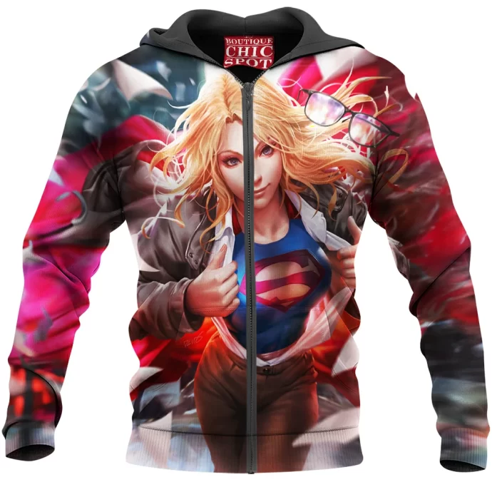 Supergirl Zip Hoodie