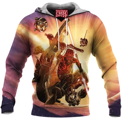 Darth Maul Fleece-Hoodie, Sci-Fi Fleece-Hoodie, Star Wars Fleece-Hoodie