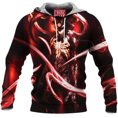 Carnage Fleece-Hoodie, Comic Fleece-Hoodie