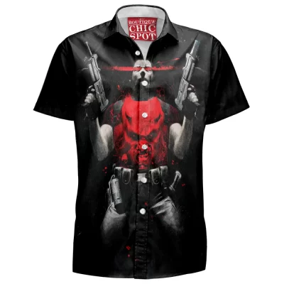 Comic Hawaiian-Shirt, Daredevil Hawaiian-Shirt, Frank Castle Hawaiian-Shirt, Punisher Hawaiian-Shirt