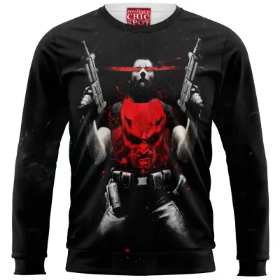 Comic Zip Sweatshirt, Punisher Zip Sweatshirt, Daredevil Zip Sweatshirt, Frank Castle Zip Sweatshirt