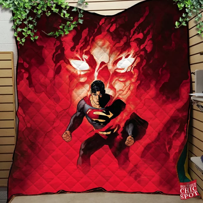 Superman Quilt Blanket