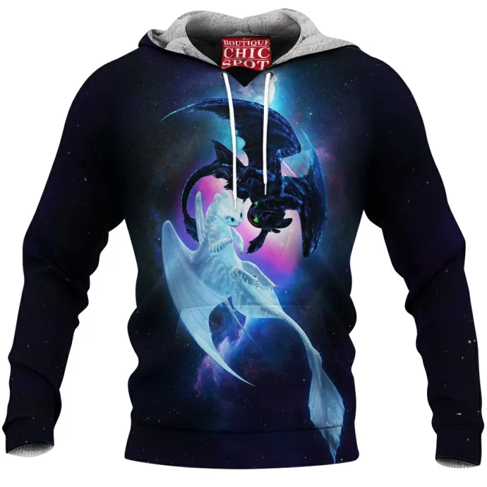 Night Light Fury Fleece Hoodie