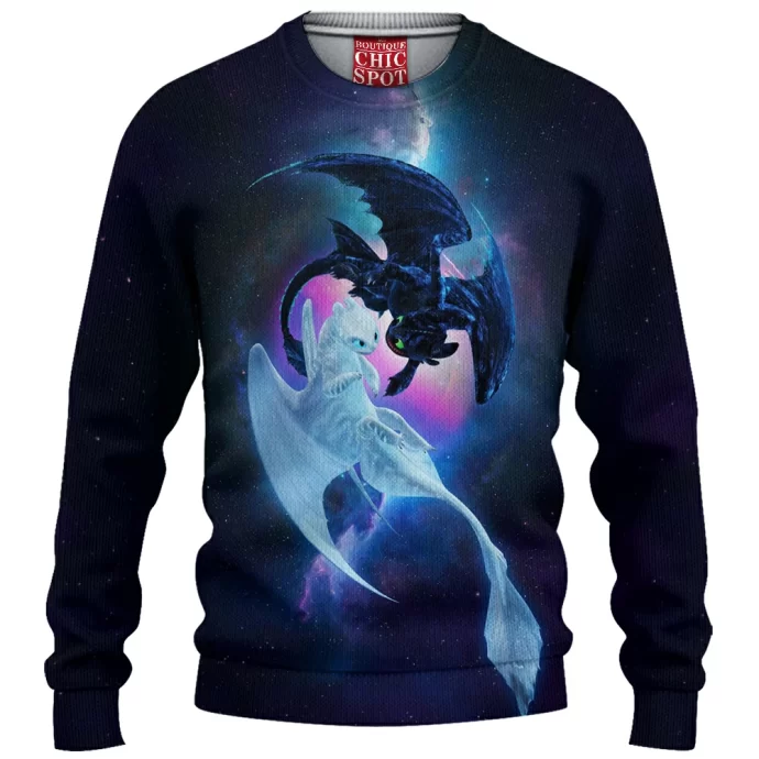 Night Light Fury Knitted Sweater