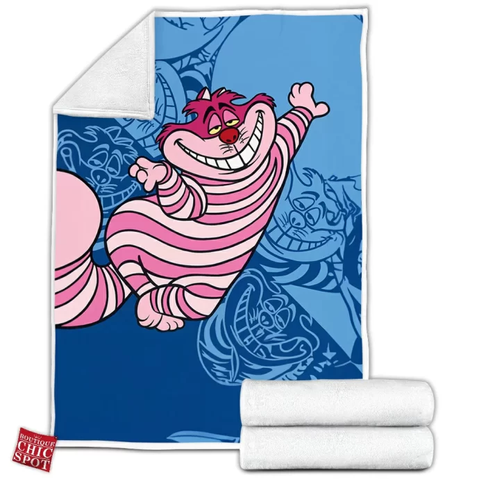 Cheshire Cat Fleece Blanket