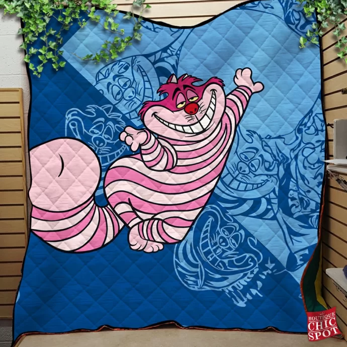 Cheshire Cat Quilt Blanket