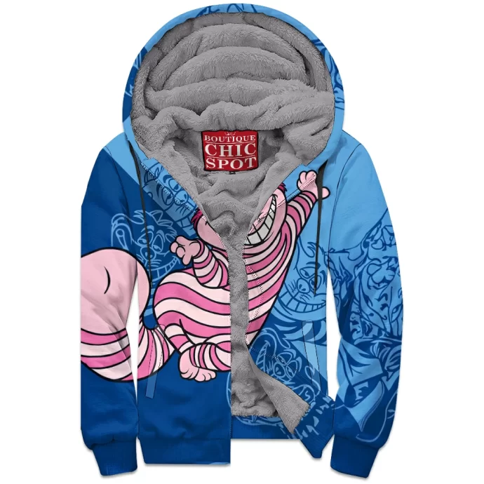 Cheshire Cat Zip Fleece Hoodie