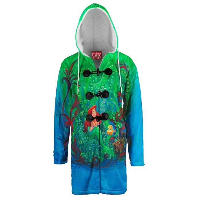 The Little Mermaid Hooded Cloak Coat