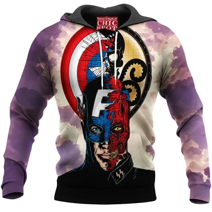 Captain America Red Skull Hoodie