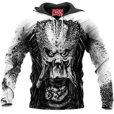Horror Hoodie, Predator Hoodie, Sci-Fi Hoodie