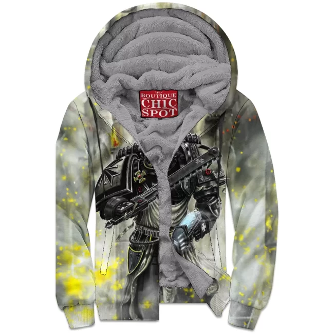 N HUY Boutique 9656 Zip Fleece Hoodie