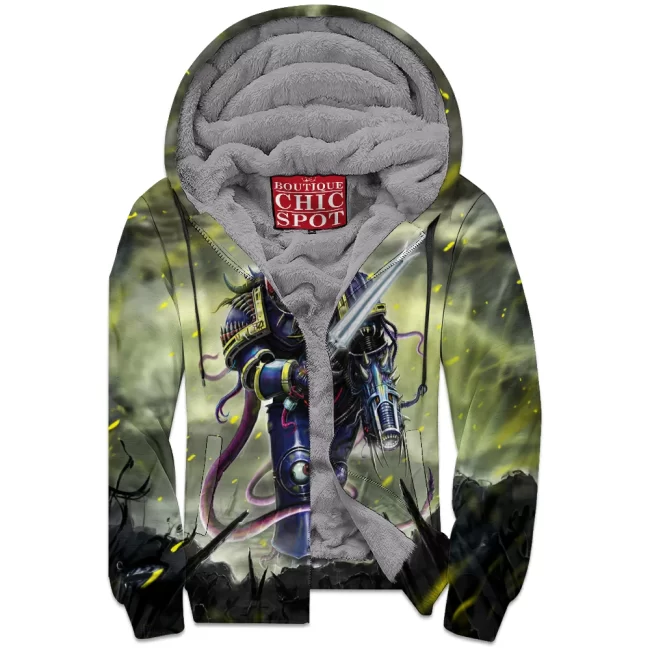 N HUY Boutique 9657 Zip Fleece Hoodie