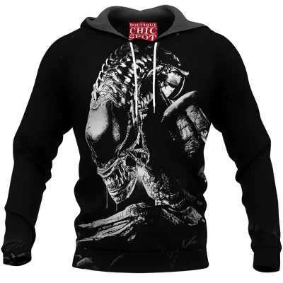 Alien Hoodie, Horror Hoodie, Sci-Fi Hoodie