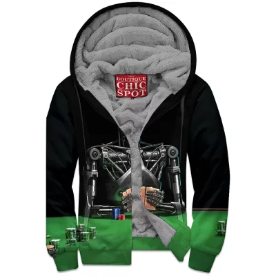 Sci-Fi Zip-Fleece-Hoodie, Terminator Zip-Fleece-Hoodie