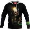 Horror Fleece-Hoodie, Predator Fleece-Hoodie, Sci-Fi Fleece-Hoodie