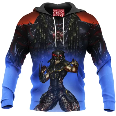 Horror Hoodie, Predator Hoodie, Sci-Fi Hoodie