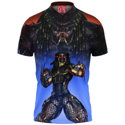 Horror Polo Shirt, Predator Polo Shirt, Sci-Fi Polo Shirt