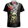 Horror Hawaiian-Shirt, Predator Hawaiian-Shirt, Sci-Fi Hawaiian-Shirt