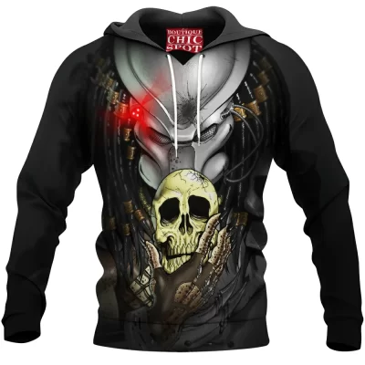 Horror Hoodie, Predator Hoodie, Sci-Fi Hoodie