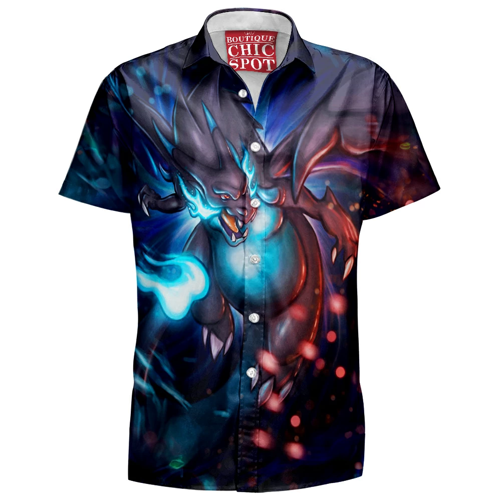 Anime Hawaiian-Shirt, Charizard Hawaiian-Shirt, Pokemon Hawaiian-Shirt 1 N HUY Boutique 9666 Hawaiian Shirt