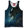 Alien Tank-Top, Horror Tank-Top, Sci-Fi Tank-Top, Xenomorph Tank-Top