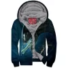 Alien Zip-Fleece-Hoodie, Horror Zip-Fleece-Hoodie, Sci-Fi Zip-Fleece-Hoodie, Xenomorph Zip-Fleece-Hoodie
