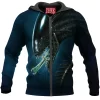 Alien Zip-Hoodie, Horror Zip-Hoodie, Sci-Fi Zip-Hoodie, Xenomorph Zip-Hoodie