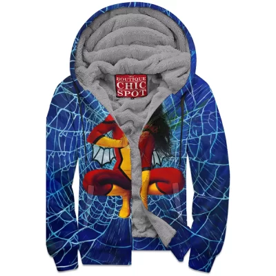 Comic Zip-Fleece-Hoodie, Spider-Woman Zip-Fleece-Hoodie