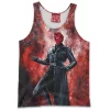 Comic Tank-Top, Red Skull Tank-Top
