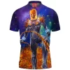 Comic Polo Shirt, Ghost Rider Polo Shirt