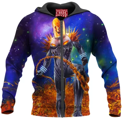 Comic Zip-Hoodie, Ghost Rider Zip-Hoodie