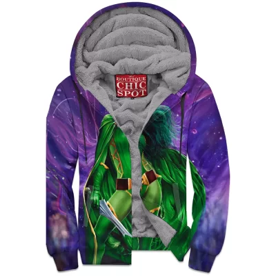 Comic Zip-Fleece-Hoodie, Gamora Zip-Fleece-Hoodie