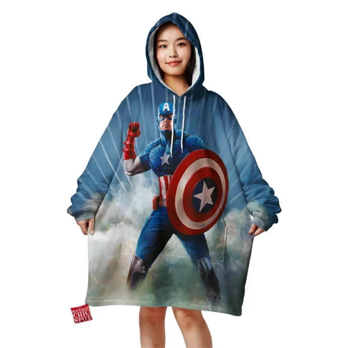 Captain America Blanket Hoodie