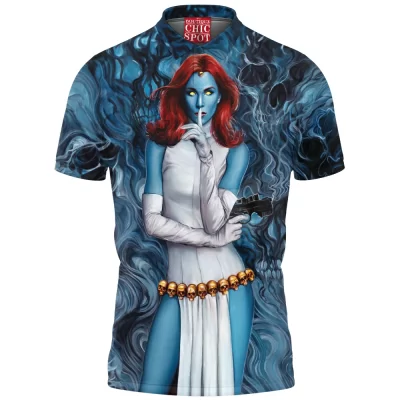 Comic Polo Shirt, Mystique Polo Shirt